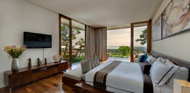 Villa Aiko, Guest Bedroom and view