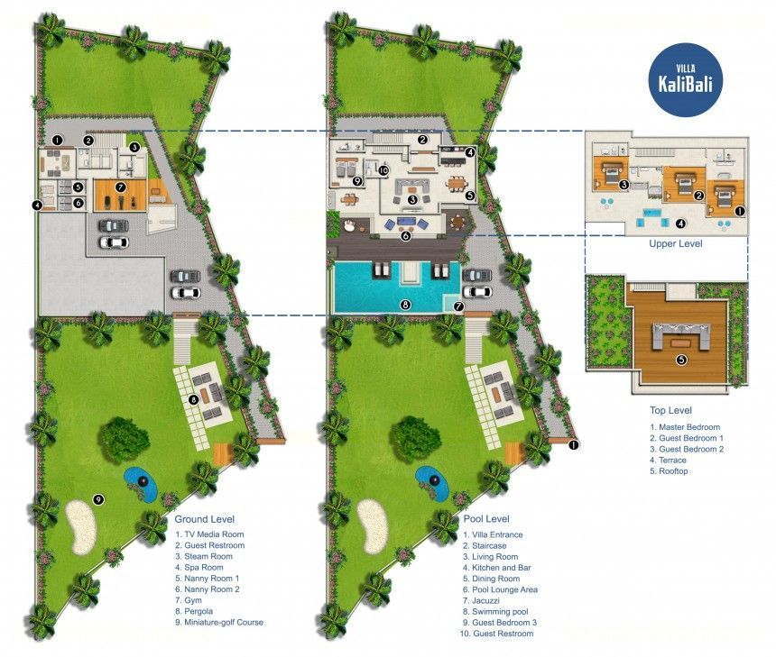 Villa KaliBali Floor Plan